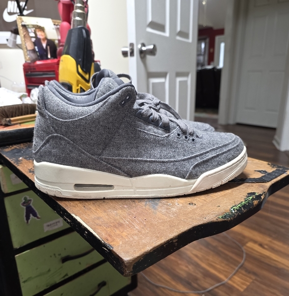Air Jordan 3 Retro Wool Mens Size 12 - Picture 6 of 8
